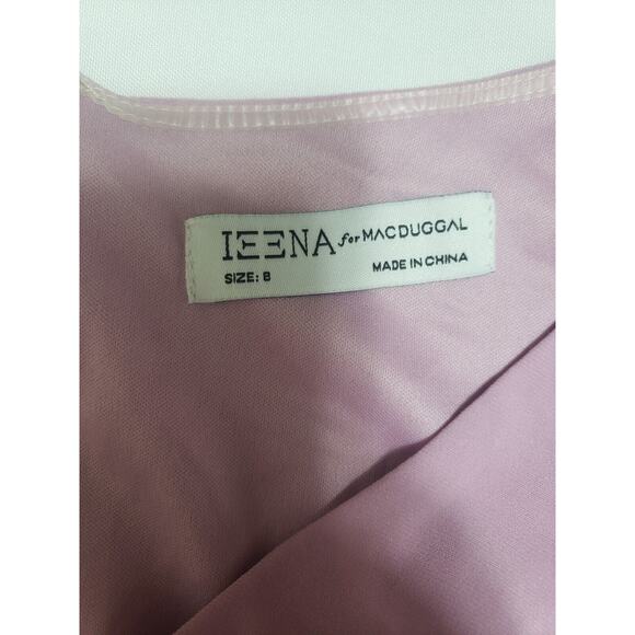 Ieena for MacDuggal Women's Ruched Zip Sleeveless Bodycon Dress size 8 Event - Picture 8 of 14